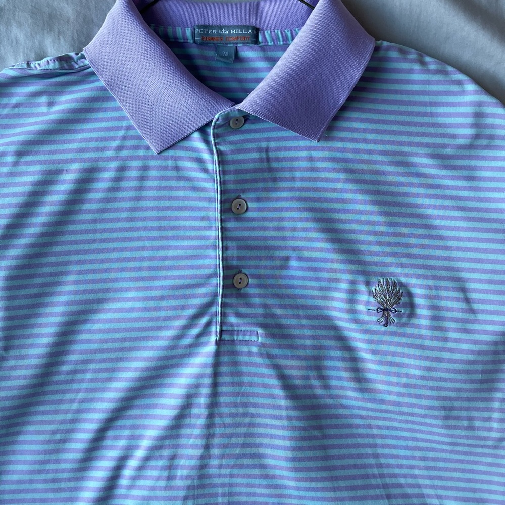 Peter Millar short sleeve polo size M